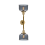 Innovations Lighting Large Bell 2 Light 23" Wide Bathroom Vanity Light with Multiple Shade Options Brushed Brass / Plated Smoked