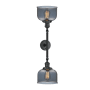 Innovations Lighting Large Bell 2 Light 23" Wide Bathroom Vanity Light with Multiple Shade Options Matte Black / Plated Smoked