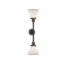 Innovations Lighting Large Cone 2 Light 23" Wide Bathroom Vanity Light with Multiple Shade Options Oil Rubbed Bronze / Matte White