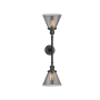 Innovations Lighting Large Cone 2 Light 23" Wide Bathroom Vanity Light with Multiple Shade Options Oil Rubbed Bronze / Smoked
