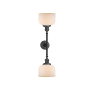 Innovations Lighting Large Bell 2 Light 23" Wide Bathroom Vanity Light with Multiple Shade Options Oil Rubbed Bronze / Matte White