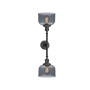 Innovations Lighting Large Bell 2 Light 23" Wide Bathroom Vanity Light with Multiple Shade Options Oil Rubbed Bronze / Plated Smoked
