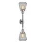 Innovations Lighting Chatham 2 Light 24" Wide Bathroom Vanity Light with Multiple Shade Options Polished Chrome / Clear