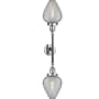 Innovations Lighting Geneseo 2 Light 27" Wide Bathroom Vanity Light Polished Chrome / Clear Crackle