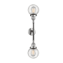 Innovations Lighting Beacon 2 Light 23" Wide Bathroom Vanity Light with Multiple Shade Options Polished Chrome / Seedy