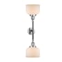 Innovations Lighting Large Bell 2 Light 23" Wide Bathroom Vanity Light with Multiple Shade Options Polished Chrome / Matte White