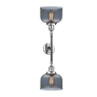 Innovations Lighting Large Bell 2 Light 23" Wide Bathroom Vanity Light with Multiple Shade Options Polished Chrome / Plated Smoked