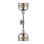 Innovations Lighting Large Bell 2 Light 23" Wide Bathroom Vanity Light with Multiple Shade Options Polished Chrome / Silver Plated Mercury