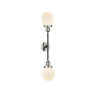Innovations Lighting Beacon 2 Light 23" Wide Bathroom Vanity Light with Multiple Shade Options Polished Nickel / Matte White