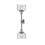 Innovations Lighting Large Bell 2 Light 23" Wide Bathroom Vanity Light with Multiple Shade Options Polished Nickel / Seedy