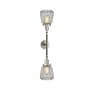 Innovations Lighting Chatham 2 Light 24" Wide Bathroom Vanity Light with Multiple Shade Options Brushed Satin Nickel / Clear