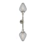 Innovations Lighting Geneseo 2 Light 27" Wide Bathroom Vanity Light Brushed Satin Nickel / Clear Crackle