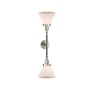 Innovations Lighting Large Cone 2 Light 23" Wide Bathroom Vanity Light with Multiple Shade Options Brushed Satin Nickel / Matte White