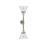 Innovations Lighting Large Cone 2 Light 23" Wide Bathroom Vanity Light with Multiple Shade Options Brushed Satin Nickel / Seedy