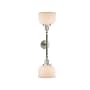 Innovations Lighting Large Bell 2 Light 23" Wide Bathroom Vanity Light with Multiple Shade Options Brushed Satin Nickel / Matte White