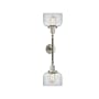 Innovations Lighting Large Bell 2 Light 23" Wide Bathroom Vanity Light with Multiple Shade Options Brushed Satin Nickel / Clear