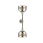 Innovations Lighting Large Bell 2 Light 23" Wide Bathroom Vanity Light with Multiple Shade Options Brushed Satin Nickel / Silver Plated Mercury