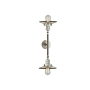 Innovations Lighting Railroad 2 Light 19" Wide Bathroom Vanity Light with Multiple Shade Options Brushed Satin Nickel / Metal