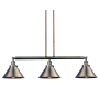 Innovations Lighting Briarcliff 3 Light 43" Wide Linear Chandelier Brushed Brass / Brushed Brass