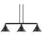 Innovations Lighting Briarcliff 3 Light 43" Wide Linear Chandelier Oil Rubbed Bronze / Oil Rubbed Bronze