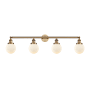 Innovations Lighting Beacon 4 Light 42" Wide Vanity Light Brushed Brass / Matte White