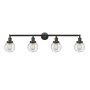 Innovations Lighting Beacon 4 Light 42" Wide Vanity Light Matte Black / Seedy