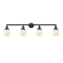 Innovations Lighting Beacon 4 Light 42" Wide Vanity Light Oil Rubbed Bronze / Matte White