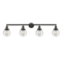 Innovations Lighting Beacon 4 Light 42" Wide Vanity Light Oil Rubbed Bronze / Seedy