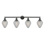 Innovations Lighting Geneseo 4 Light 43" Wide Bathroom Vanity Light Oil Rubbed Bronze / Clear Crackle