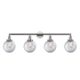 Innovations Lighting Beacon 4 Light 44" Wide Vanity Light Polished Chrome / Clear