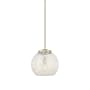 Innovations Lighting White Mouchette 14" Wide Suspension Pendant Antique Brass
