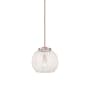 Innovations Lighting White Mouchette 14" Wide Suspension Pendant Antique Copper