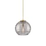 Innovations Lighting Athens Deco Swirl 18" Wide Suspension Pendant Brushed Brass