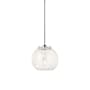 Innovations Lighting White Mouchette 14" Wide Suspension Pendant Polished Nickel