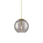 Innovations Lighting Athens Deco Swirl 18" Wide Suspension Pendant Satin Gold