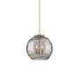 Innovations Lighting Athens Deco Swirl 3 Light 18" Wide Suspension Pendant Antique Brass