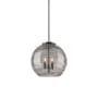 Innovations Lighting Athens Deco Swirl 3 Light 18" Wide Suspension Pendant Matte Black