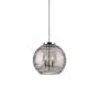 Innovations Lighting Athens Deco Swirl 3 Light 18" Wide Suspension Pendant Polished Chrome