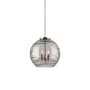 Innovations Lighting Athens Deco Swirl 3 Light 18" Wide Suspension Pendant Polished Nickel