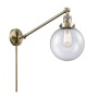 Innovations Lighting Beacon Single Light 8" Wide Wall Sconce / Pendant Antique Brass / Seedy