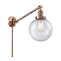 Innovations Lighting Beacon Single Light 8" Wide Wall Sconce / Pendant Antique Copper / Seedy