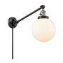 Innovations Lighting Beacon Single Light 8" Wide Wall Sconce / Pendant Black / Antique Brass / Matte White Cased