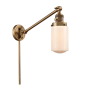 Innovations Lighting Dover 26" Tall Bathroom Sconce Brushed Brass / Matte White Cased