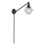 Innovations Lighting Small Oxford Single Light 25" Tall Hardwired or Plug-In Wall Sconce / Pendant Oil Rubbed Bronze / Seedy
