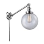 Innovations Lighting Beacon Single Light 8" Wide Wall Sconce / Pendant Polished Chrome / Clear