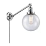 Innovations Lighting Beacon Single Light 8" Wide Wall Sconce / Pendant Polished Chrome / Seedy
