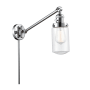 Innovations Lighting Dover 26" Tall Bathroom Sconce Polished Chrome / Clear