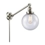 Innovations Lighting Beacon Single Light 8" Wide Wall Sconce / Pendant Polished Nickel / Seedy