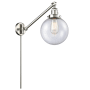 Innovations Lighting Beacon Single Light 8" Wide Wall Sconce / Pendant Brushed Satin Nickel / Seedy