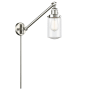 Innovations Lighting Dover 26" Tall Bathroom Sconce Brushed Satin Nickel / Seedy